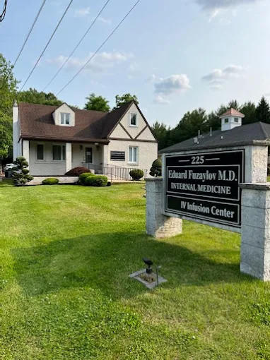 The Tovba Care Medical building on Taylors Mills Road, with the practice's monument sign at the roadside